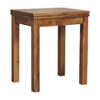 Mini Oak-Tone Butterfly Dining Table