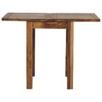 Mini Oak-Tone Butterfly Dining Table