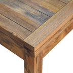 Mini Oak-Tone Butterfly Dining Table