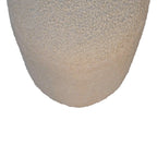 Bouclé Cream Round Footstool