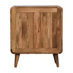 Mini Curved Oak-Tone Chest