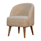 Cream Bouclé Tub Chair