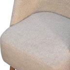 Cream Bouclé Tub Chair