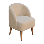 Cream Bouclé Tub Chair