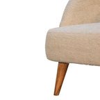 Cream Bouclé Tub Chair