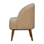 Cream Bouclé Tub Chair