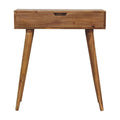 Mini Oak-Tone Dressing Table