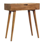 Mini Oak-Tone Dressing Table