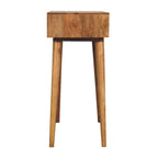Mini Oak-Tone Dressing Table