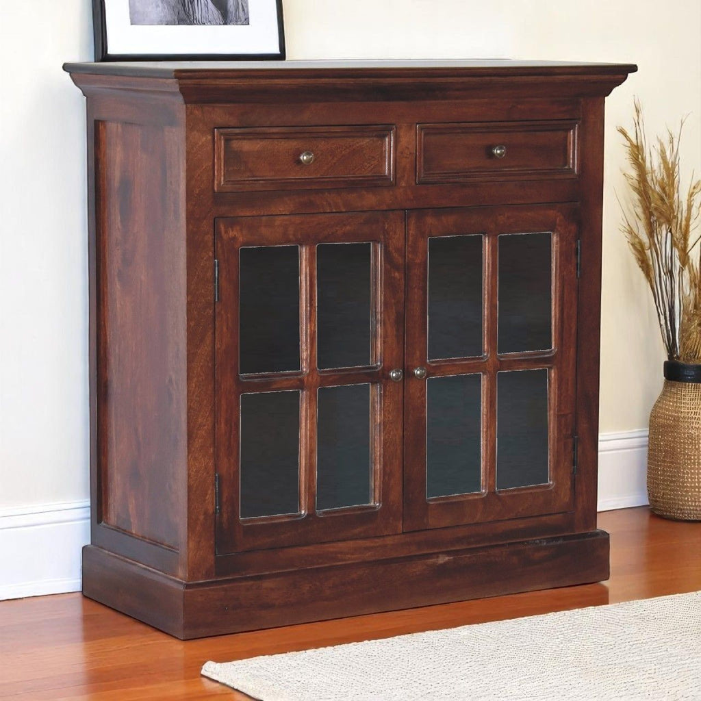 Cherry Glazed Cabinet