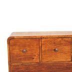 3 Over 2 Curved Chestnut Chest