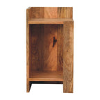 Oak-Tone Box Bedside