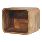 Oak-Tone Floating Open Bedside