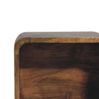 Oak-Tone Floating Open Bedside