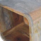 Oak-Tone Floating Open Bedside