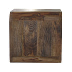 Oak-Tone Floating Open Bedside
