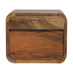 Oak-Tone Floating Open Bedside