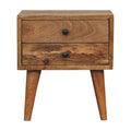 Mini Oak-Tone Modern Bedside