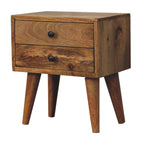 Mini Oak-Tone Modern Bedside