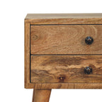 Mini Oak-Tone Modern Bedside