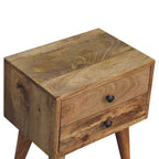 Mini Oak-Tone Modern Bedside