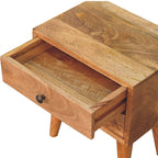 Mini Oak-Tone Modern Bedside