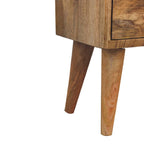 Mini Oak-Tone Modern Bedside