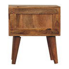 Mini Oak-Tone Modern Bedside