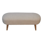 Bouclé Hallway Bench