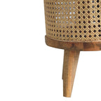 Cream Bouclé Larissa Footstool