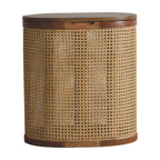 Larissa Round Lid-Up Storage Stool