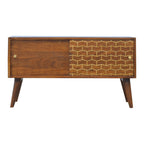 Gold Art Pattern Sideboard