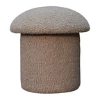 Mud Bouclé Mushroom Footstool