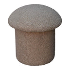 Mud Bouclé Mushroom Footstool