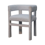 White Bouclé Occasional Chair