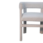 White Bouclé Occasional Chair