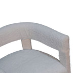White Bouclé Occasional Chair