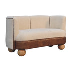 Bouclé Cream Buffalo Small Sofa
