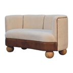 Bouclé Cream Buffalo Small Sofa