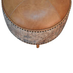 Haven Durrie Round Footstool