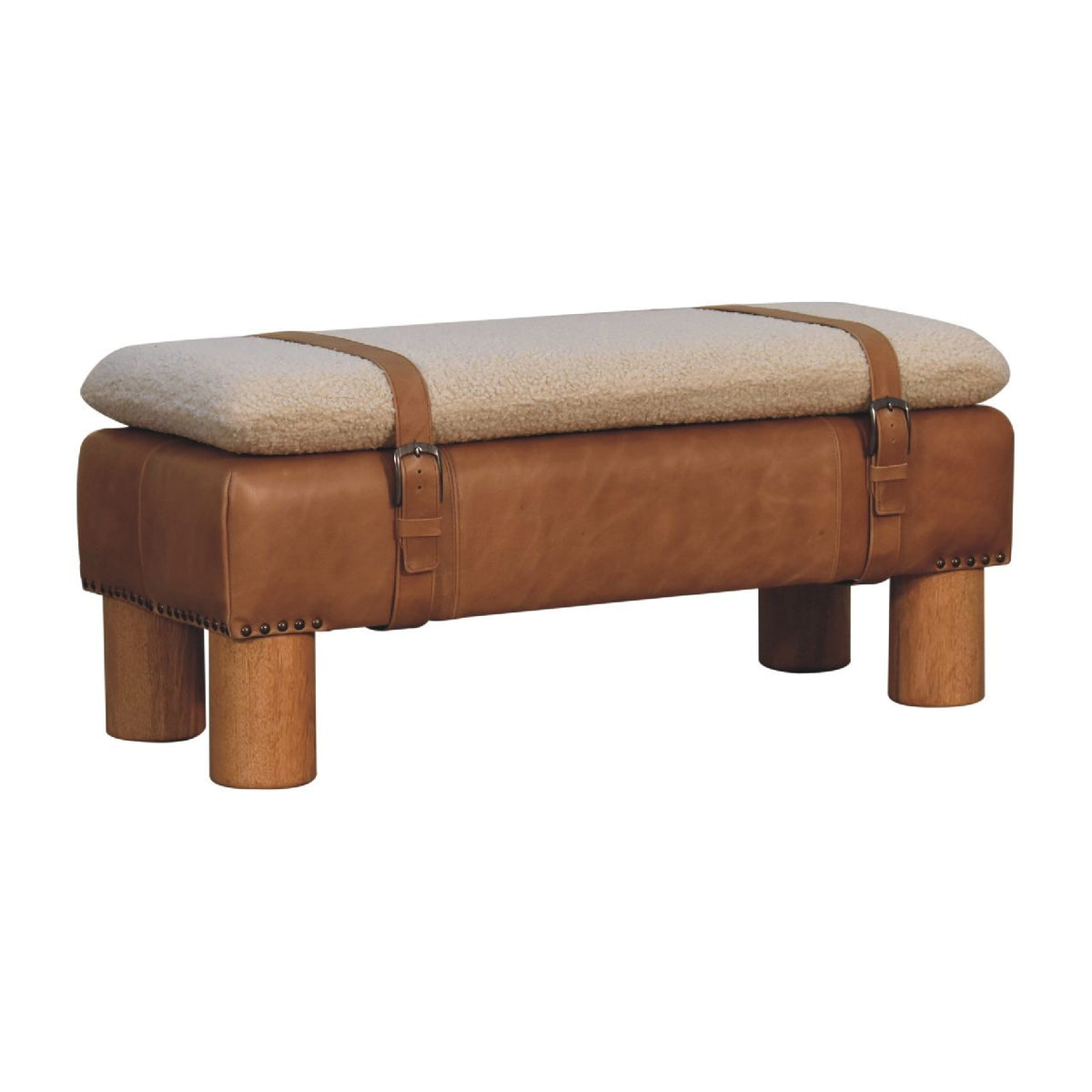 Strapped Cylinder Bench