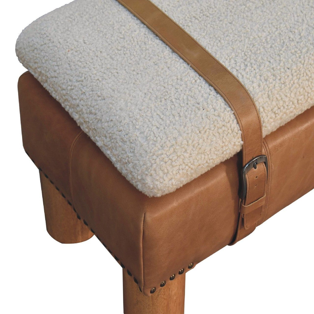Strapped Cylinder Bench