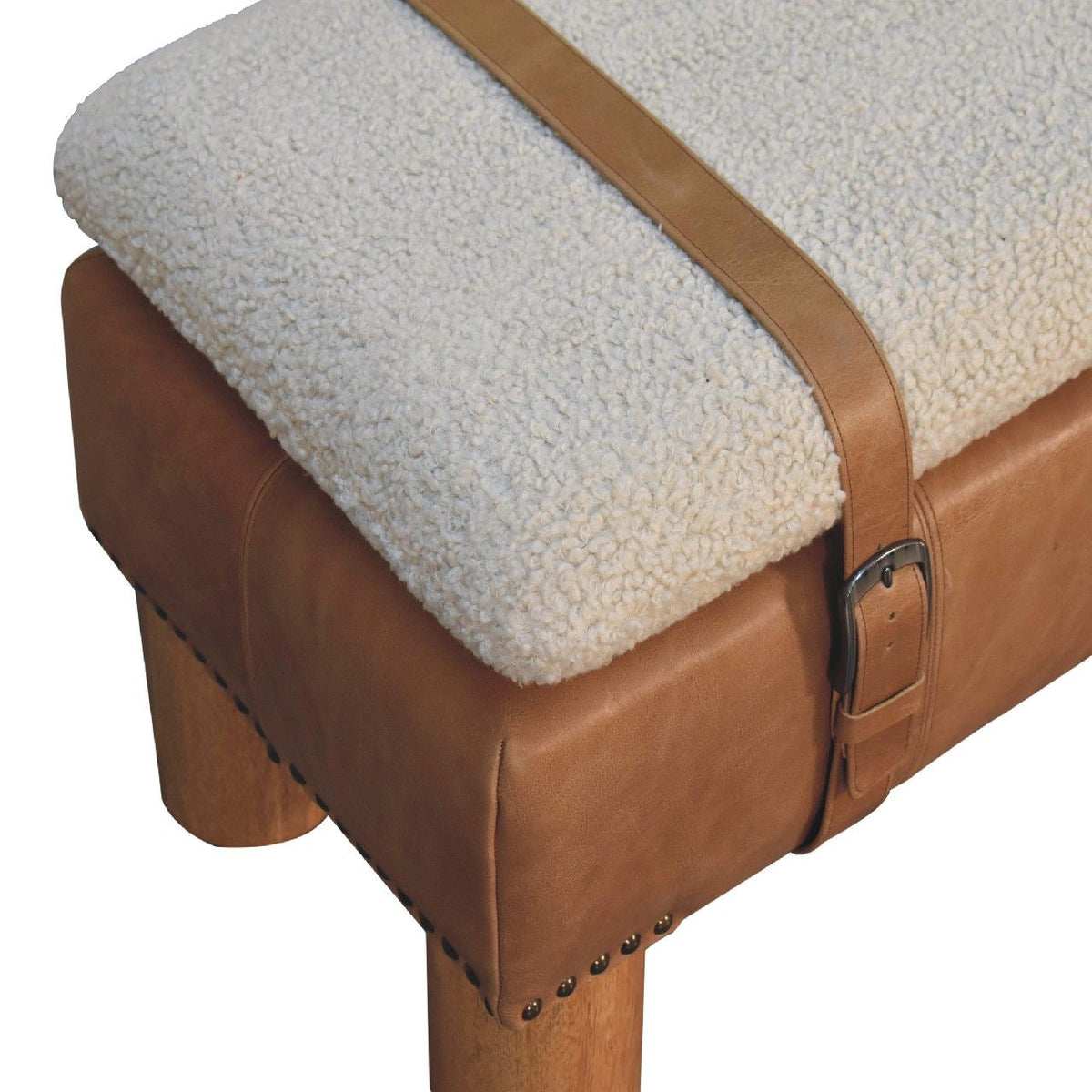 Strapped Cylinder Bench