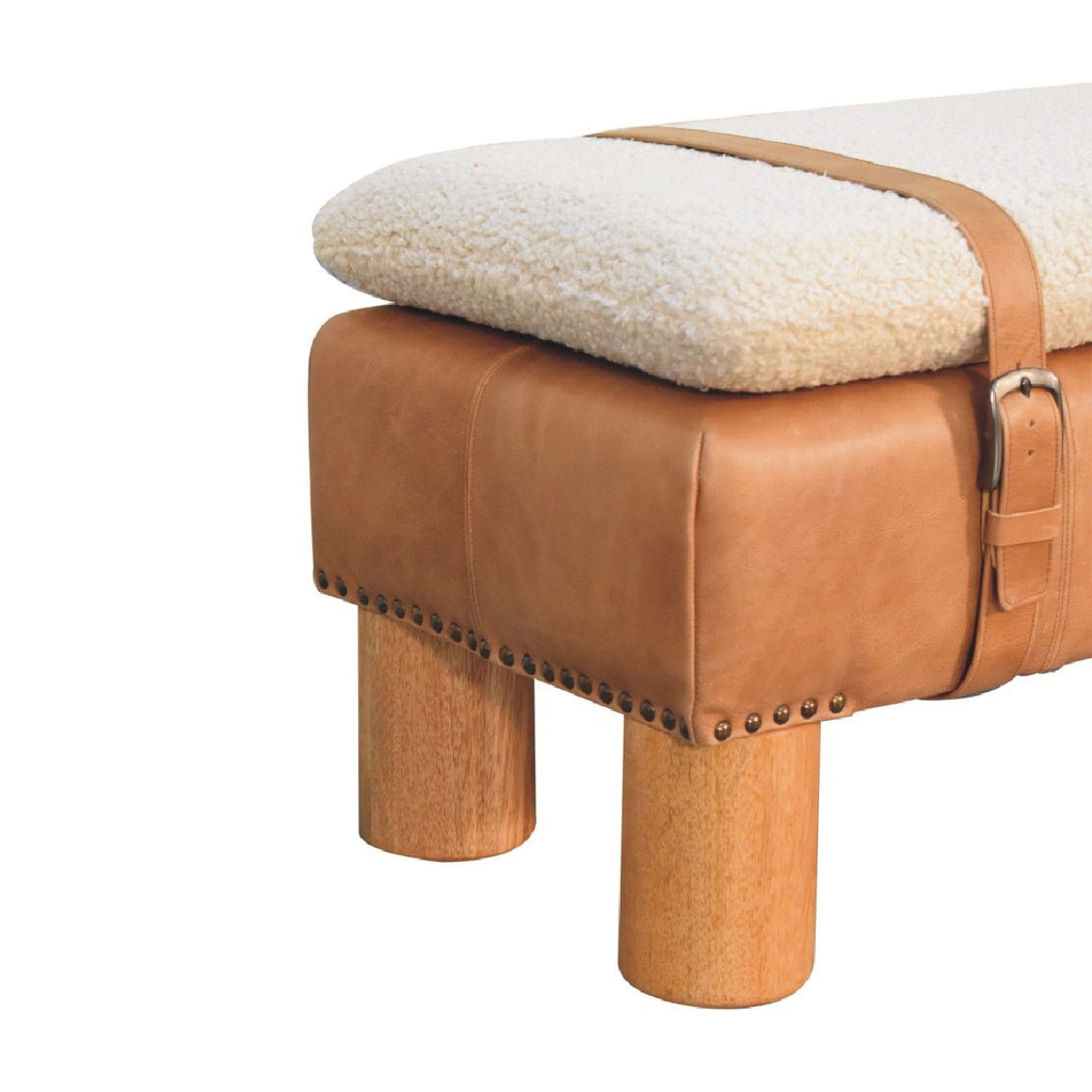 Strapped Cylinder Bench