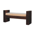 Reclaimed Bouclé Bench
