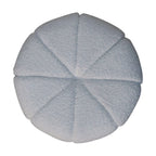 White Bouclé Circus Footstool