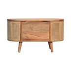 Larrisa Rounded Lid-Up Blanket Box