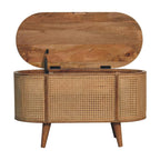 Larrisa Rounded Lid-Up Blanket Box