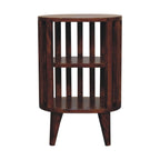 Ariella Double Shelf Chestnut Bedside
