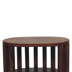 Ariella Double Shelf Chestnut Bedside